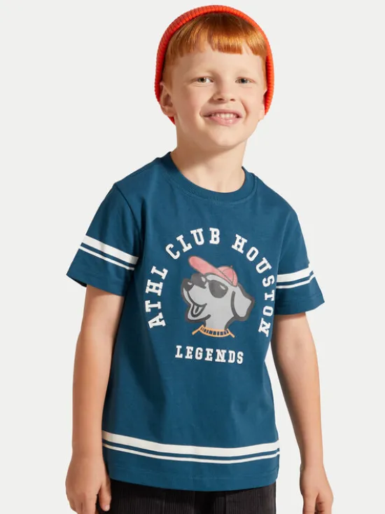 Coccodrillo T-Shirt ZC4143202ABK Niebieski Regular Fit