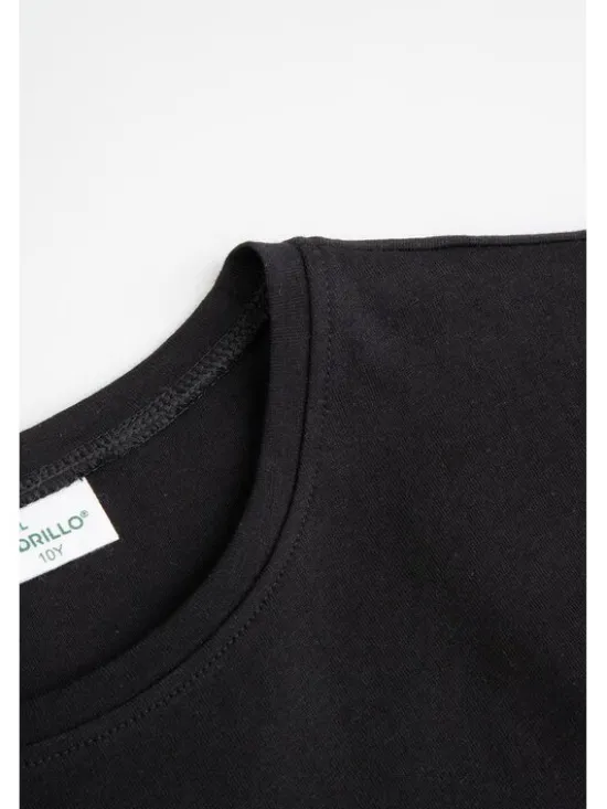 Coccodrillo T-Shirt ZC6143203AGJ-021 Czarny Regular Fit