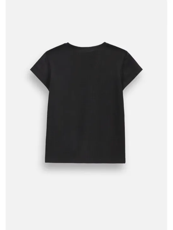 Coccodrillo T-Shirt ZC6143203AGJ-021 Czarny Regular Fit