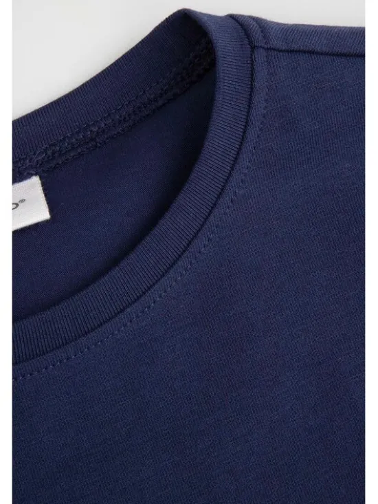 Coccodrillo T-Shirt ZC5143103AGK-015 Granatowy Regular Fit