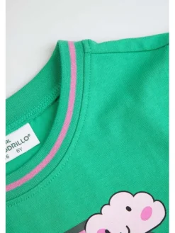 Coccodrillo T-Shirt ZC6143202AGK-011 Zielony Regular Fit