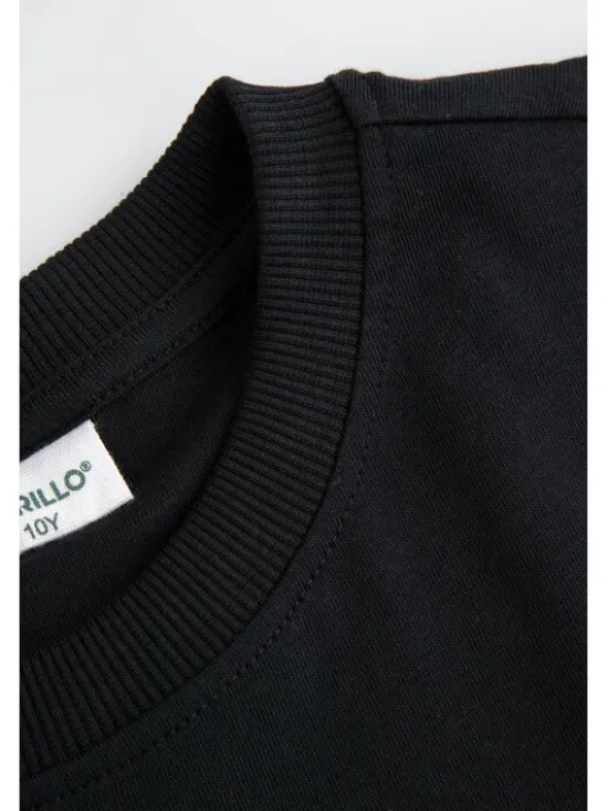 Coccodrillo T-Shirt ZC5143204CBJ-021 Czarny Regular Fit