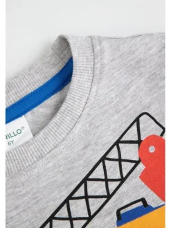 Coccodrillo T-Shirt ZC5143101CBK-019 Szary Regular Fit