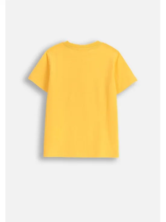Coccodrillo T-Shirt ZC5143201CBK-004 Żółty Regular Fit