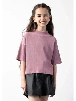 Coccodrillo T-Shirt ZC5143901CGJ-033 Różowy Regular Fit