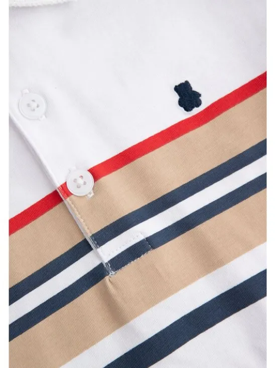 Coccodrillo T-Shirt ZC5143502EBB-001 Biały Regular Fit