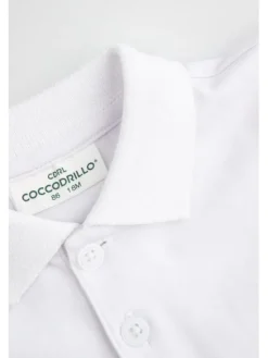 Coccodrillo T-Shirt ZC5143502EBB-001 Biały Regular Fit