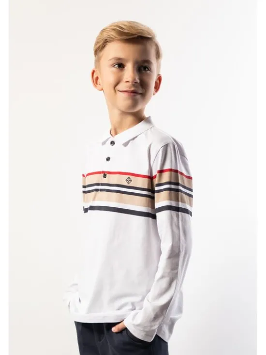 Coccodrillo T-Shirt ZC5143502EJB-001 Biały Regular Fit