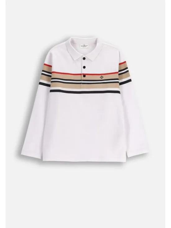 Coccodrillo T-Shirt ZC5143502EJB-001 Biały Regular Fit