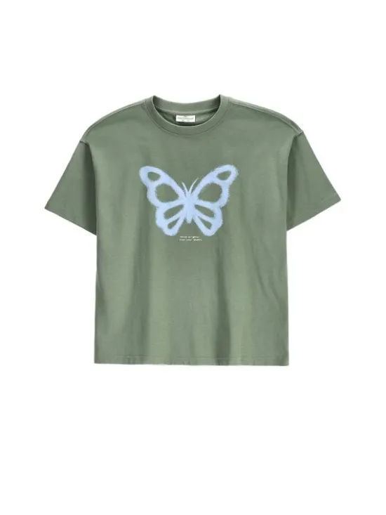 Coccodrillo T-Shirt ZC6143202FGJ-027 Khaki Regular Fit