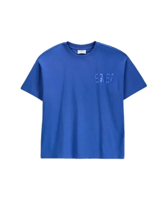 Coccodrillo T-Shirt ZC6143202GBJ-032 Granatowy Regular Fit