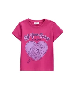 Coccodrillo T-Shirt ZC6143201HGK-007 Różowy Regular Fit