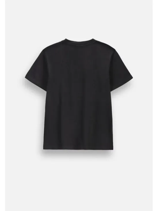 Coccodrillo T-Shirt ZC6143212LBD-021 Czarny Regular Fit