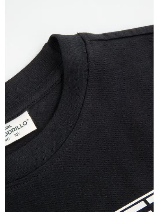 Coccodrillo T-Shirt ZC5143215LBD-021 Czarny Regular Fit