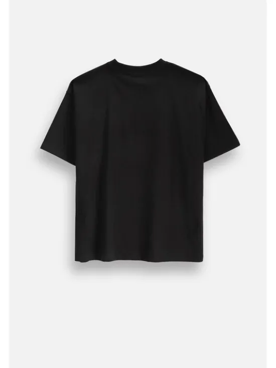 Coccodrillo T-Shirt ZC6143203LBW-021 Czarny Regular Fit