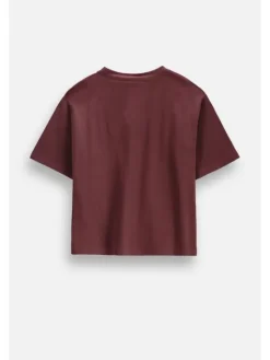 Coccodrillo T-Shirt ZC6143213LGD-017 Bordowy Regular Fit