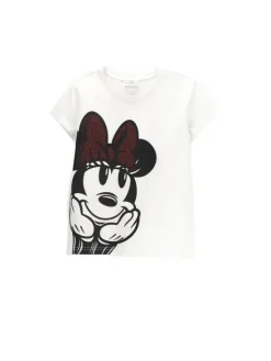 Coccodrillo T-Shirt ZC6143211LGD-003 Kremowy Regular Fit