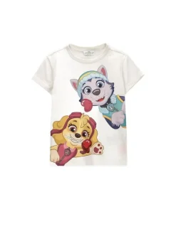 Coccodrillo T-Shirt ZC6143208LGD-003 Kremowy Regular Fit