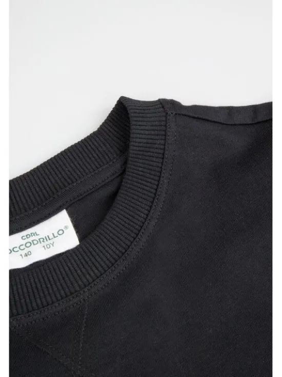 Coccodrillo T-Shirt ZC6143203RBJ-021 Czarny Regular Fit