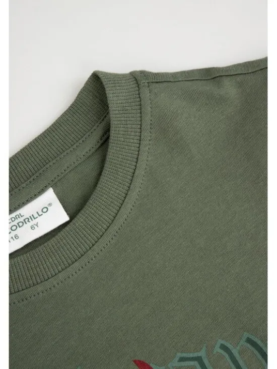Coccodrillo T-Shirt ZC6143201RBK-027 Khaki Regular Fit