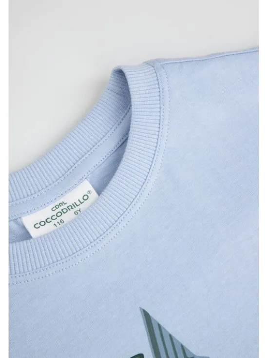 Coccodrillo T-Shirt ZC6143202RBK-036 Niebieski Regular Fit