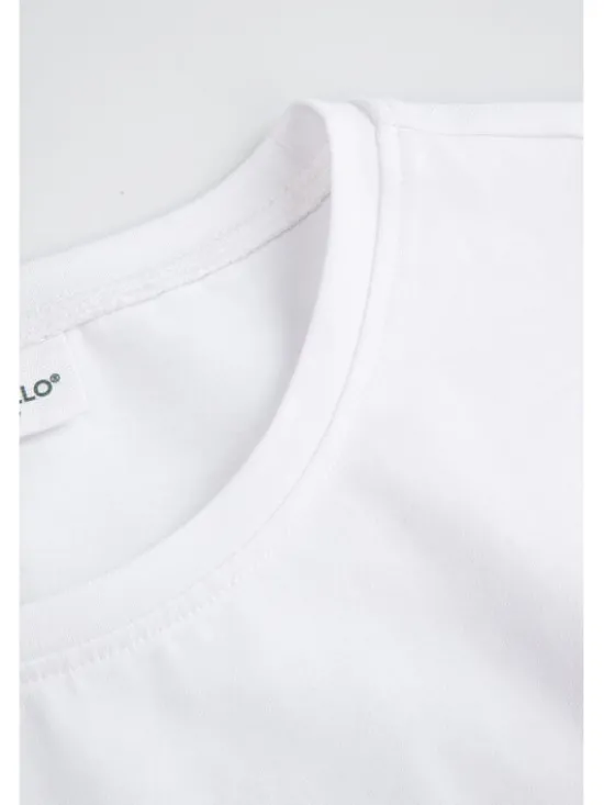 Coccodrillo T-Shirt ZC5143202RGJ-001 Biały Regular Fit