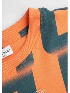 Coccodrillo T-Shirt ZC6143203SBJ-006 Pomarańczowy Regular Fit