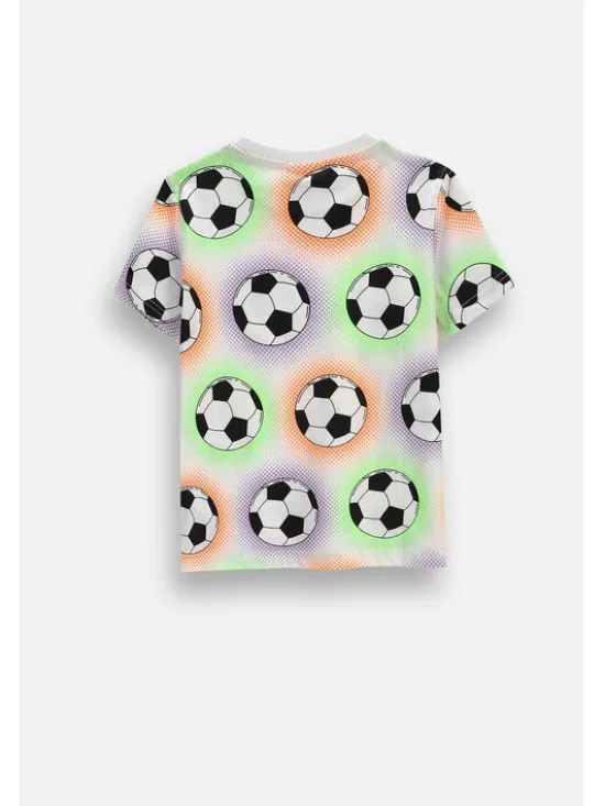 Coccodrillo T-Shirt ZC6143202SBK-001 Biały Regular Fit