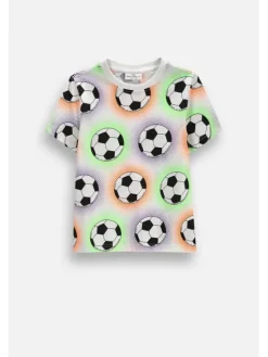 Coccodrillo T-Shirt ZC6143202SBK-001 Biały Regular Fit