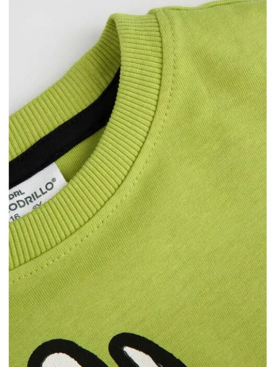 Coccodrillo T-Shirt ZC5143101SBK-012 Zielony Regular Fit