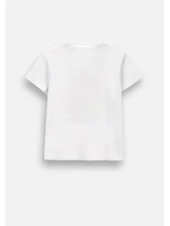 Coccodrillo T-Shirt ZC6143201SGK-001 Biały Regular Fit