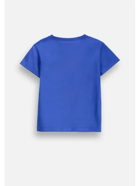 Coccodrillo T-Shirt ZC6143201SGK-014 Niebieski Regular Fit