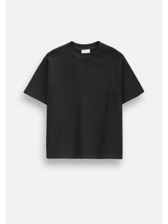 Coccodrillo T-Shirt ZC6143203TGJ-021 Czarny Regular Fit