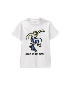 Coccodrillo T-Shirt ZC6143213VBA-001 Biały Regular Fit