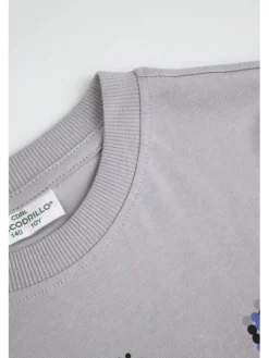 Coccodrillo T-Shirt ZC6143204VBA-019 Szary Regular Fit