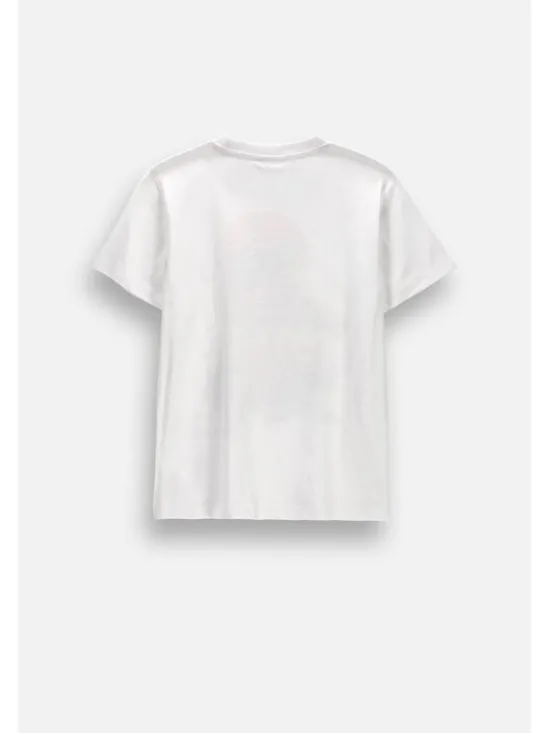 Coccodrillo T-Shirt ZC6143219VBB-001 Biały Regular Fit