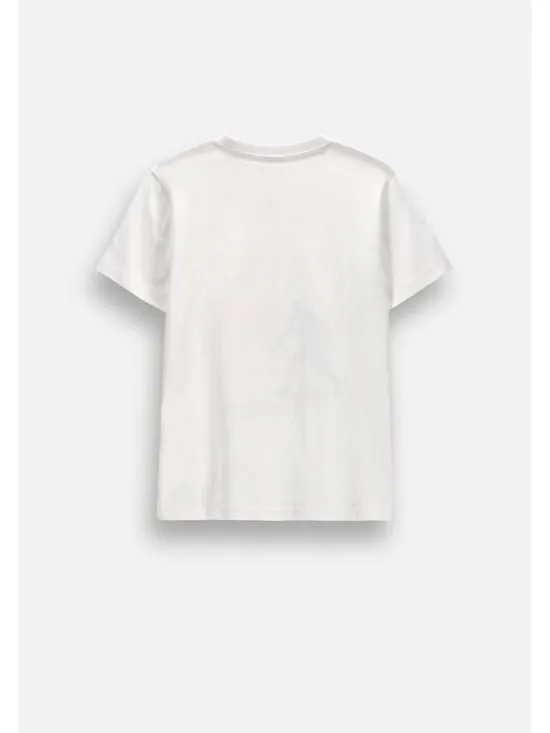 Coccodrillo T-Shirt ZC6143207VBB-001 Biały Regular Fit