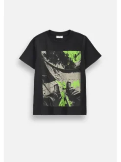 Coccodrillo T-Shirt ZC6143211VBB-021 Czarny Regular Fit