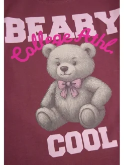 Coccodrillo T-Shirt ZC6143239VGA-017 Bordowy Regular Fit