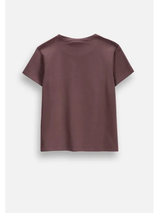 Coccodrillo T-Shirt ZC6143230VGA-018 Brązowy Regular Fit