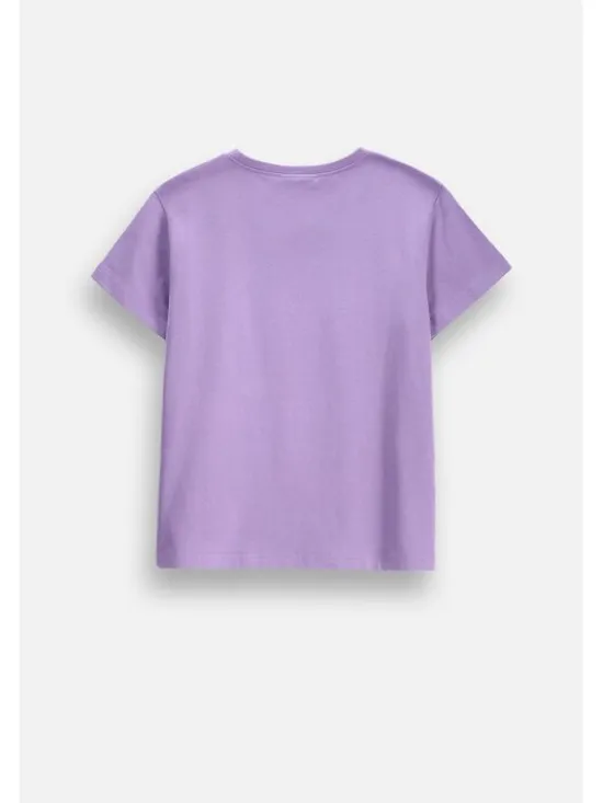 Coccodrillo T-Shirt ZC6143223VGA-016 Fioletowy Regular Fit
