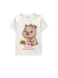 Coccodrillo T-Shirt ZC6143234VGA-003 Kremowy Regular Fit