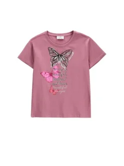 Coccodrillo T-Shirt ZC6143219VGA-007 Różowy Regular Fit