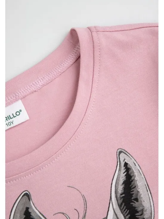 Coccodrillo T-Shirt ZC6143225VGA-033 Różowy Regular Fit