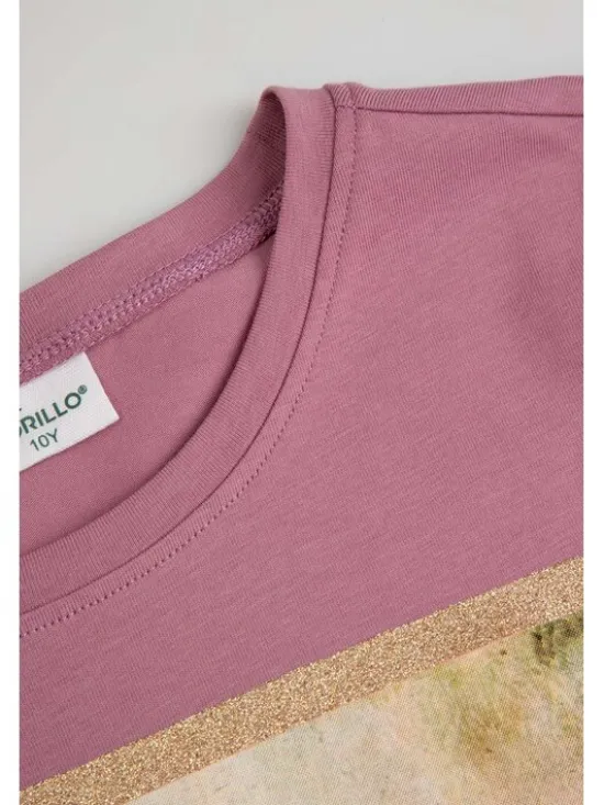 Coccodrillo T-Shirt ZC6143213VGA-007 Różowy Regular Fit