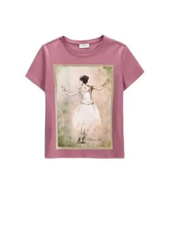 Coccodrillo T-Shirt ZC6143213VGA-007 Różowy Regular Fit