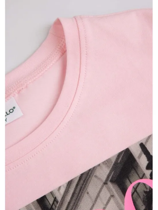 Coccodrillo T-Shirt ZC6143204VGA-033 Różowy Regular Fit