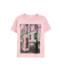 Coccodrillo T-Shirt ZC6143204VGA-033 Różowy Regular Fit