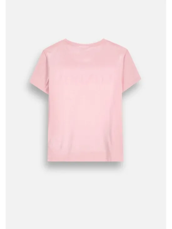 Coccodrillo T-Shirt ZC6143204VGA-033 Różowy Regular Fit