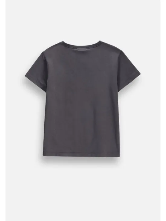 Coccodrillo T-Shirt ZC6143211VGA-020 Szary Regular Fit